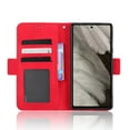 thumbnail image 4 of Compatible with Google Pixel 7 Wallet Case, Detachable Outer Pouch PU Leather Flip Folio Case with Card Holders RFID Blocking Kickstand [Shockproof TPU Inner Shell] Phone Cover,Red, 4 of 7