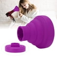 thumbnail image 2 of Luniquz Hair Dryer Diffuser, Universal Collapsible, Portable, Lightweight, Foldable, Purple, 2 of 7