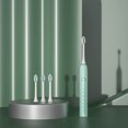 thumbnail image 1 of Cepillo de dientes para adultos, recargable por USB, con vibración de seis velocidades y cerdas suaves, cepillo de dientes eléctrico, 1 of 3