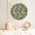 thumbnail image 5 of Wukai Tropical Plants Green Print Decorative Plate for Display,Bone China Decorative Plate, Ceramic Dinner Plate with Stand, Vertical Ceramic Plate-8in, 5 of 6