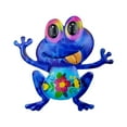 thumbnail image 3 of 3pc Frogs Decor, Outdoor Wall Art, Metal Frogs Wall Decor for Fence, Garden, Patio, Yard, Outside Gifts for Adult Clearance, 3 of 7