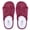 Chili, variant on Women’s Cute Comfy Bow Knot Memory Foam Slip On Big Wave Stripe Rosette House Slippers (US 5-6, Orchid)
