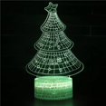 thumbnail image 1 of Luz Nocturna Navidad Led 3d Serie Navideña Táctil Nochebuena, 1 of 4