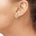 thumbnail image 3 of JewelersClub 0.45 CTW Citrine Stud Earrings – 14K Gold Plated Silver (.925)| Hypoallergenic Studs for Women - Oval Cut Set with Push Backs, 3 of 5