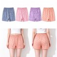 thumbnail image 5 of Qulqfy 100% Cotton Underwear for Women High Waisted Boyshorts Stretch Soft Breathable Floral Boxer Briefs Pantys for Women M, 5 of 7