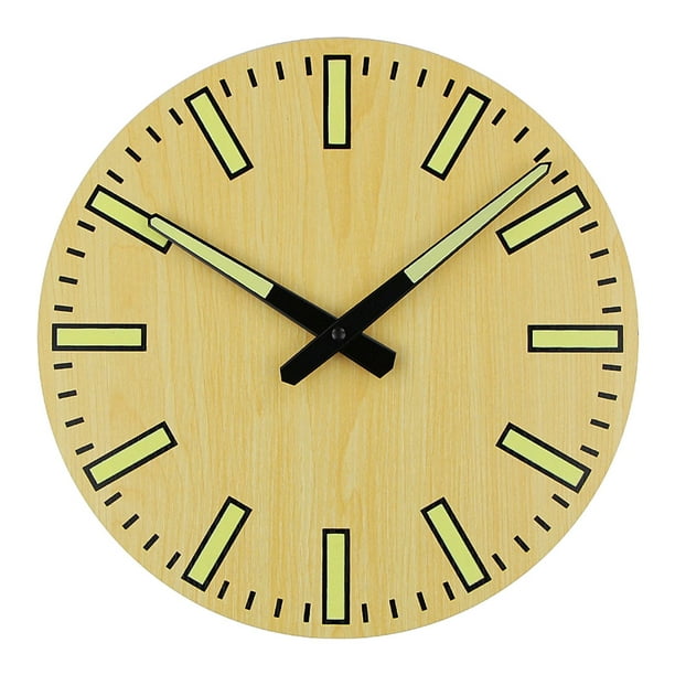 Reloj de pared Sunnimix Reloj de pared Silencioso de madera