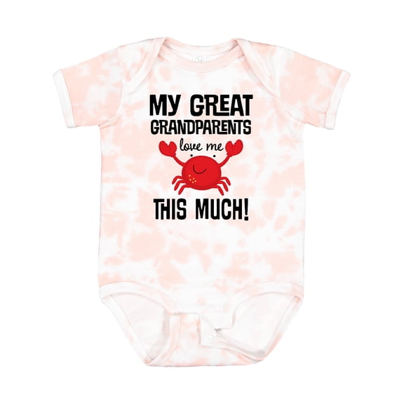 Inktastic Great Grandparents Love Me Grandchild Boys or Girls Baby Bodysuit