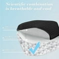 thumbnail image 5 of Tgbvmt Cold Gel Car Seat Cushion Breathable Fart Pad for Office and Home Use Cooling Ice Gel Pad for All-Weather Comfort Soft Cushion for Back and Buttocks Pain Relief and Support, 5 of 7