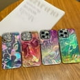 thumbnail image 5 of Designed for iPhone Case,Luxury Aurora Gradient Glitter with Camera Protective Shockproof Protective Cover Phone Case (iPhone 12 Pro Max,Pink), 5 of 5