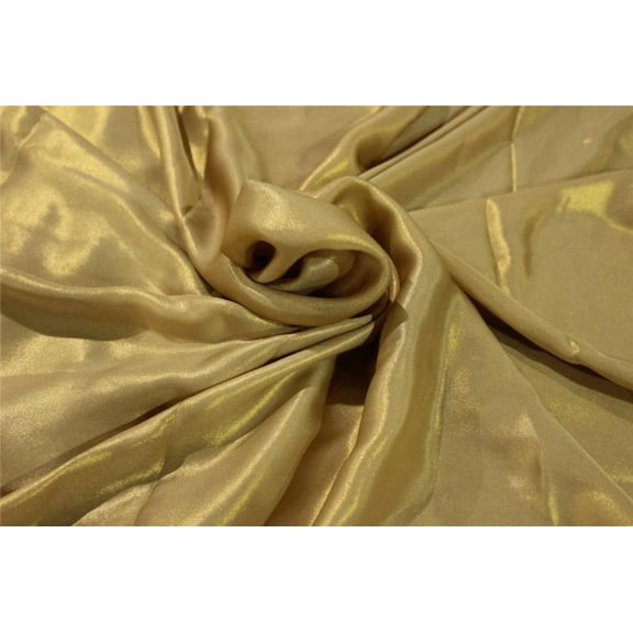 Polyester Shimmer Fabric GOLD color 44quot;wide FF#16[4]