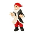 thumbnail image 1 of Figura decorativa de resina de Papá Noel para decoración navideña en sala de estar. Escultura navideña de Papá Noel para el hogar, fiestas y escritori Sosteniendo un bolígrafo, 1 of 8