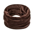 thumbnail image 2 of Women's Winter Neck Warmer Gold Velvet Windproof Thermal Ski Collar Scarf, 2 of 6