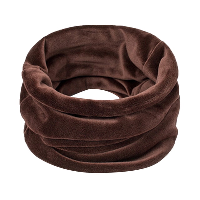 PEIXUN Winter Ski Neck Protector Female Autumn and Winter Gold Velvet Windproof Neck Protector Neck Scarf Thickened Windproof Collar Scarf