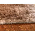 thumbnail image 2 of Soho Luxurious Faux Sheepskin Camel Shag Area Rug or Runner, 2 of 5