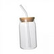 thumbnail image 1 of Vasos de burbujas,Taza con tapa y taza de café de vidrio con ,Taza de café de coque de vidrio con para el hogar,Vasos transparentes reutilizables para beber,Té de burbujas Taza, 1 of 8