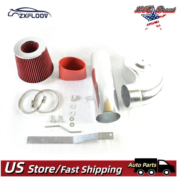 High-Performance Intake Pipe with Air Filter for Chevrolet/GMC 1988-1995 V8/V6 4.3L/5.0L/5.7L - Boost Horsepower & Torque - Red