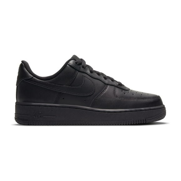 Nike Womens Air Force 1 '07 Sneakers, Black, 8.5 B(M) US