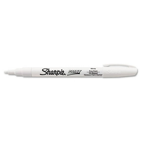 Sharpie-2PK Permanent Paint Marker, Fine Bullet Tip, White
