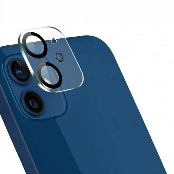 Tempered Glass Camera Lens Protector for iPhone 12 - 9H Hardness 3D Curved Edge Anti-Fingerprint Case Friendly D6G Compatible With iPhone 12