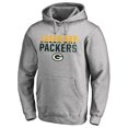 thumbnail image 2 of Men's Ash Green Bay Packers Iconic Collection Fade Out Pullover Hoodie, 2 of 3