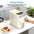 thumbnail image 6 of Auseo 18 lbs/24H Countertop Ice Maker Machine, 6 Bullet-Shaped Ice in 6 Min, Auto-Cleaning, White, 6 of 8