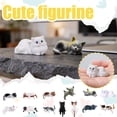 thumbnail image 2 of Collectible Cat & Dog Figurine Set - Cute PVC Animal Models for Home Office Decor, Wedding Cake Topper, and Unique Gift Idea, 2 of 6