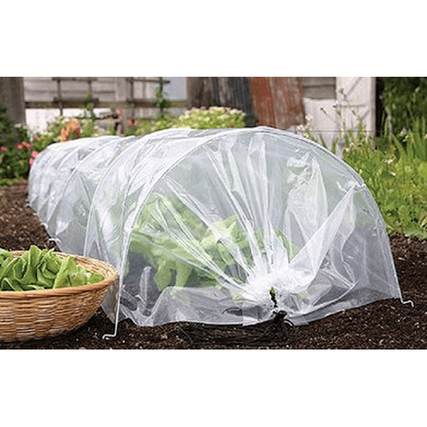 Easy Poly Garden Tunnel Cloche with Hoop, Plant Cover for Seedling