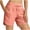 Watermelon Red, variant on fatyb Womens Athletic Shorts Quick Dry Drawstring Running Workout Lightweight Shorts with Zipper Pockets