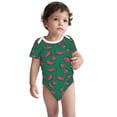 thumbnail image 2 of Yiaed Watermelon Print Infant Climbing Short Sleeve Onesie One-Piece Baby Bodysuit Clothes 0-12 Months -18 Months, 2 of 6