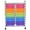 Multi-Color, variant on Topbuy 20-Drawers Rolling Storage Cart with Organizer Top Black