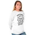 thumbnail image 3 of Funny Antisocial Social Distance UFO Long Sleeve TShirt Men Women Brisco Brands S, 3 of 6
