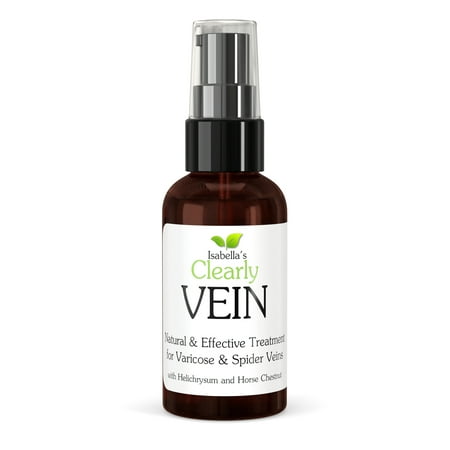 Isabella's Clearly VEIN - Varicose and Spider Vein Treatment, All Natural Remedy with Horse Chestnut, Helichrysum, Ginger. 2