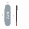 thumbnail image 5 of Lunxisen 3 Pcs Nasal Hair Cutter,360° Rotating Nose Hair Trimmer with Double-Sided Blade, Manual Nostril Hair Removal Tool for Men and Women, Soft Cleaning Brush, 5 of 8