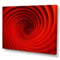thumbnail image 2 of Designart "Vortex Of Red Perpetual Pulse II" Abstract Spirals Canvas Prints, 2 of 7