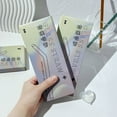 thumbnail image 2 of PENGXIANG Straight Bend Glass Straws Set Lightweight Smooth Edge Straws for Tea Coffee Shop Dorm Homes, 2 of 5