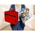 thumbnail image 5 of StarPlus2 Large Original Pill Bottle Organizer, Medicine Bag - Red (with TSA approved lock), 5 of 6