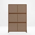 thumbnail image 5 of MAYEERTY 72"×47" Parallel Line Outdoor Privacy Weather Resistant Panel Screen,Rust, 5 of 8