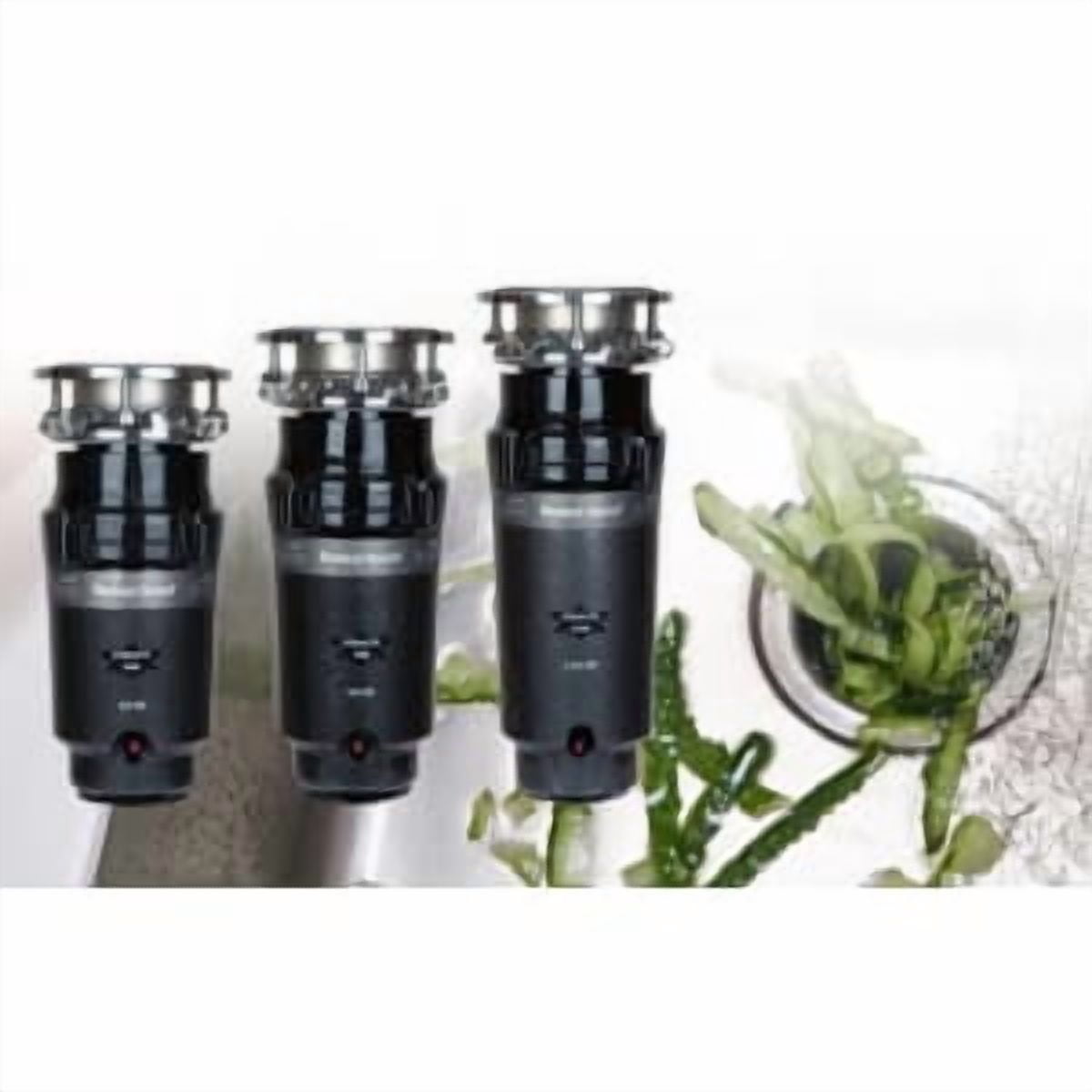 Mountain Plumbing Waste Disposer - Continuous Feed 3-Bolt Mount 3/4 HP in Black - STEALTH750