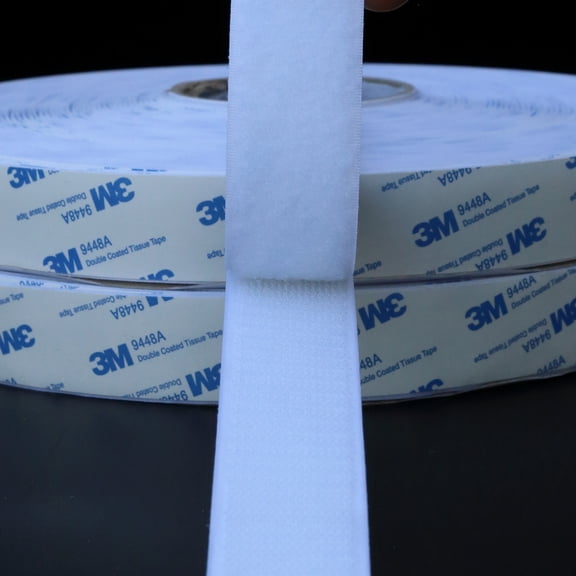 Professional Self-Adhesive Hook and Loop – 30mm Wide, All-Weather for Interior & Seasonal Projects