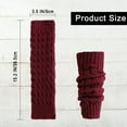 thumbnail image 4 of Cable Knit Extra Long Leg Warm Stocks Boot Socks Thigh High Socking Women Girls, 4 of 9