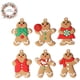 thumbnail image 1 of Adornos grandes de hombre de jengibre, decoración navideña de pan de jengibre, adornos para árboles de Navidad, decoraciones para árboles de Navidad, 1 of 8