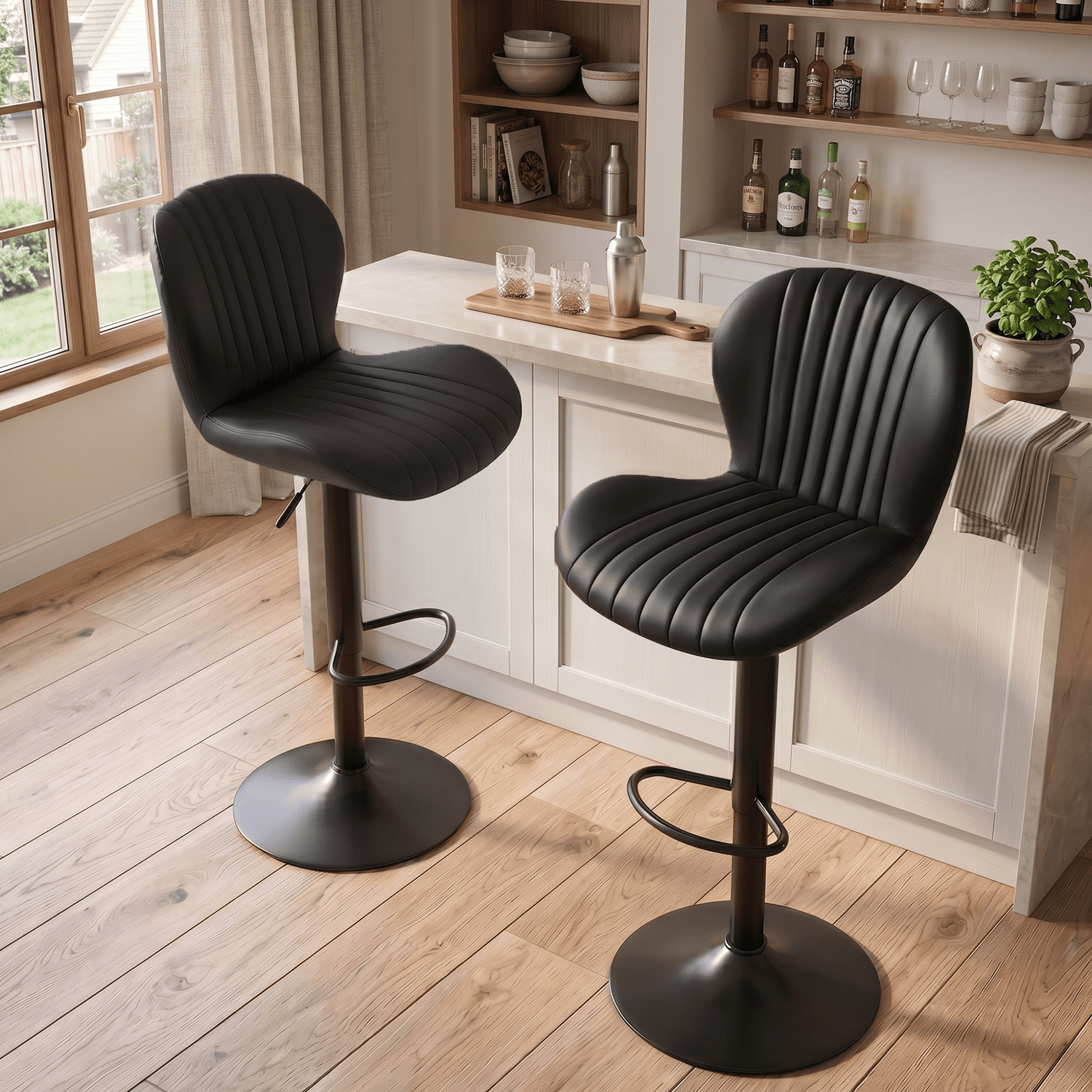 Free Shipping! Mainstays Indoor Counter Height Backless Saddle