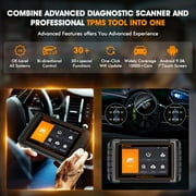 FOXWELL NT809TS TPMS Relearn Activation Tool OBD2 Scanner All Systems Bi-Directional Diagnostic Scan Tool 30+ Reset Active Test EOBD OBD Car Diagnostic Scanner TPMS Functions with 4PCS Sensors