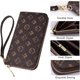 thumbnail image 3 of Wristlet Wallets For Women Clutch Cute Purse Credit Card Holder Phone Checkbook Organizer Zipper Coin Purse (brown), 3 of 4