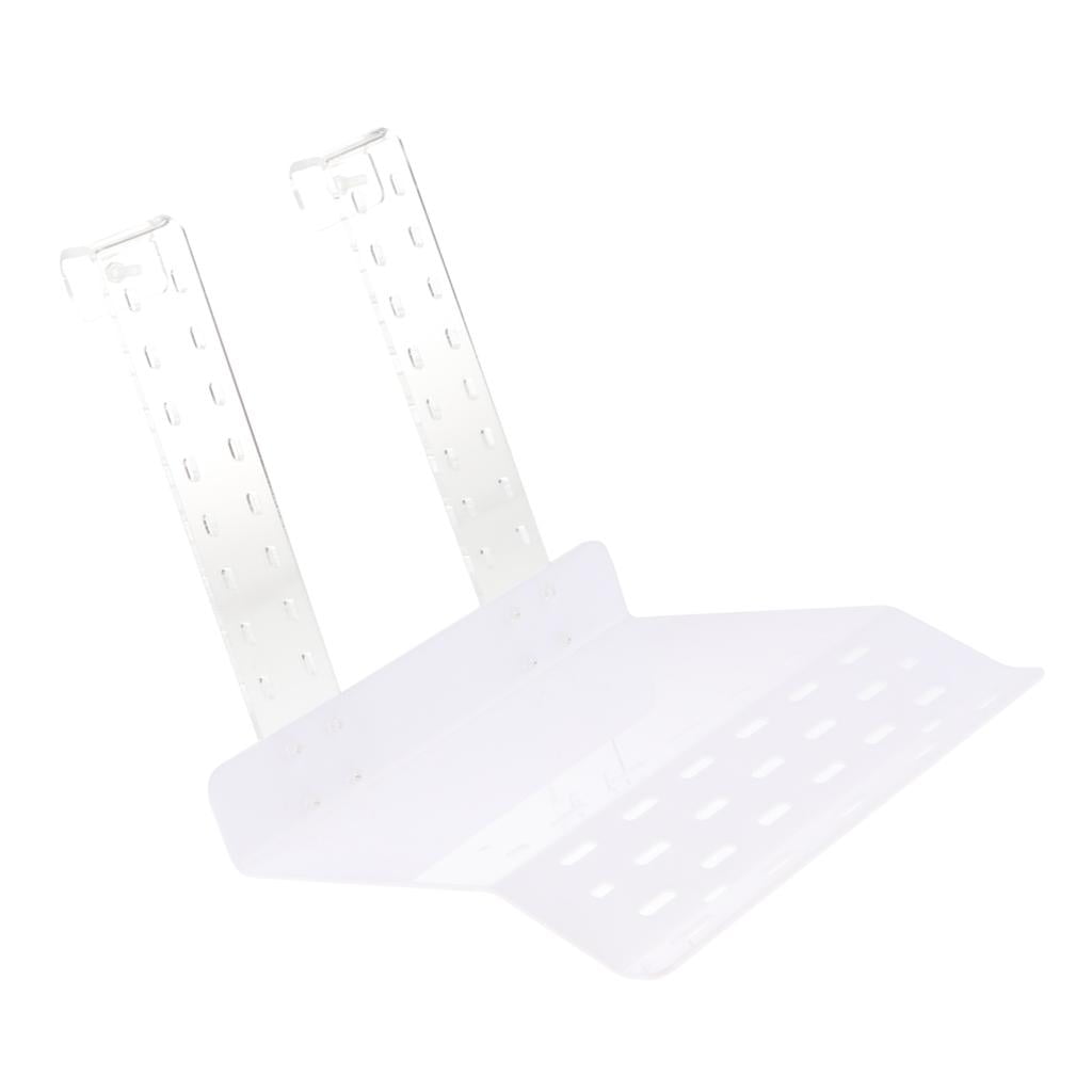 FashionCha Reptile Turtle Hook Pier Basking Terrace Foating Island Platform White