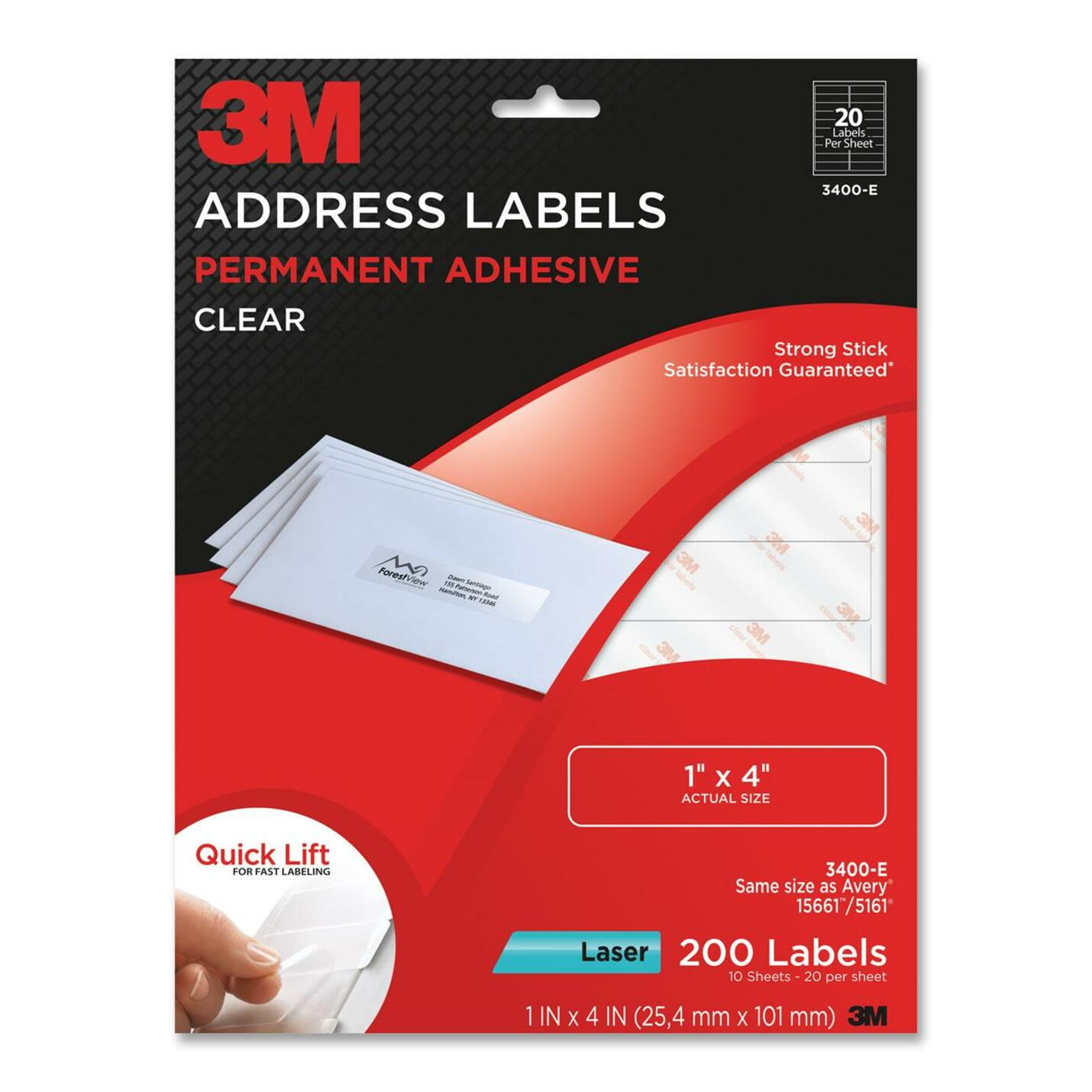 23M Address Label Within 3M Label Template
