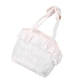 thumbnail image 2 of Large Capacity Breathable Cat Handbag Carrier with Lace Design. Convenient Portability, Pet Purse Carrier for Outdoor Outings, 2 of 8