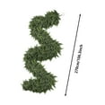 thumbnail image 4 of 9FT Realistic Artificial Cedar Pine Garland with 120 Pine Branches - Thick Lush Full Greenery Garland for Fireplace Mantle Indoor Outdoor Christmas Holiday Home Party Decorations, 4 of 6