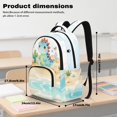 thumbnail image 3 of Kuiaobaty Dinosaur Cactus Print Backpack and Lunch Bag Set for Kids 8-12 Multi Pockets Backpack and Pencil Case Set with Zipper Portable Insulated Lunch Box with Water Bottle Sleeve for School, 3 of 7