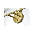 thumbnail image 5 of Living District Gene 4 Light Satin Gold And Frosted White Glass Wall Sconce, 5 of 8